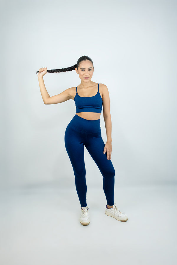 Conjunto de Top e Calça Marinho