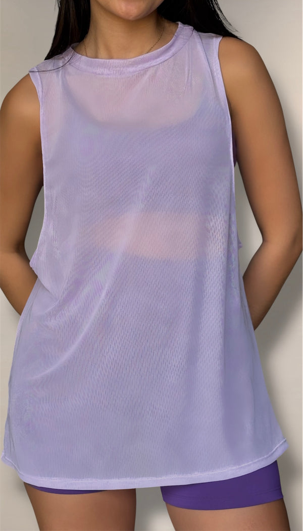 Regata Telinha Tule Violeta