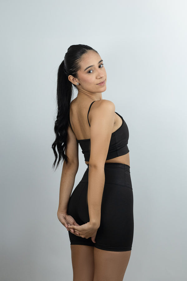 Conjunto de Top e Short Preto